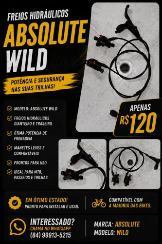 ? PAR FREIOS HIDRÁULICOS ABSOLUTE WILD ?