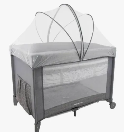 Berço Portátil Cosco Kids Nanny 2 Níveis De Altura Azul