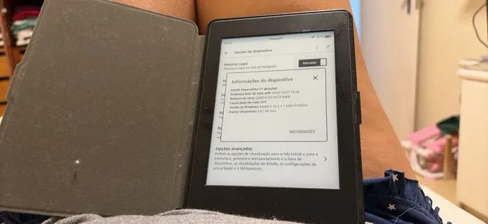 Kindle 7ª Geração - Excelente estado - Pouco uso