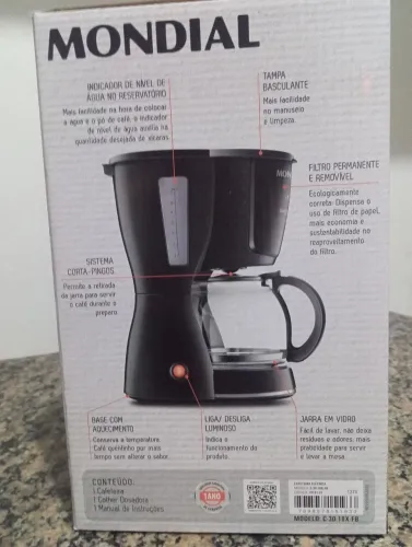 Cafeteira elétrica Dolce Arome Black