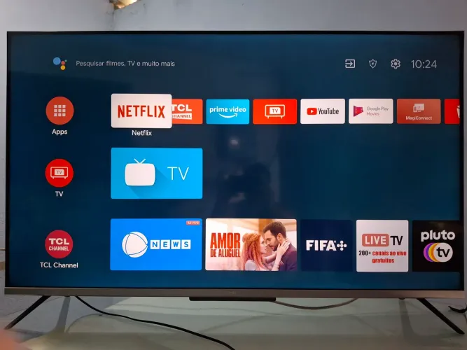 Linda smart tv 50" 4k tcl