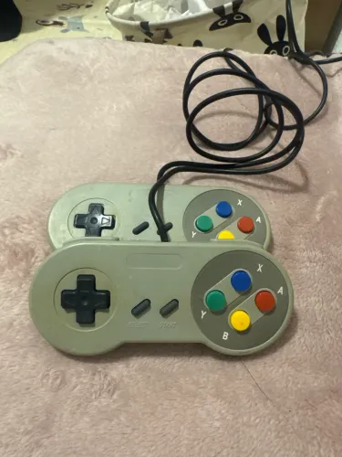 Par de Controles USB Estilo Super Nintendo (SNES) para PC, Raspberry Pi e Emuladores