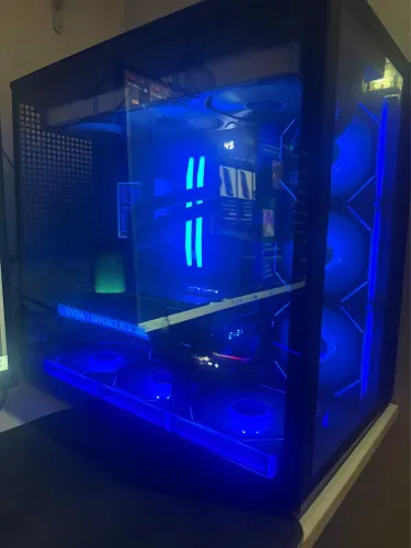 Gabinete Aquário + 10 Fans Jungle Leopard Galaxy + Controladora Teucer