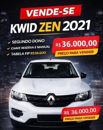 Renault Kwid Zen 1.0 Flex 12V 5P Mec. 2021