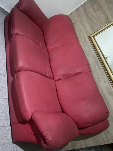 Sofá vermelho 