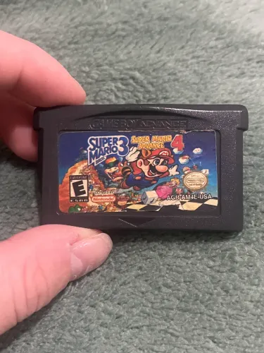 Fita SUPER MÁRIO 3/ SUPER MARIO ADVANCE 4 game boy
