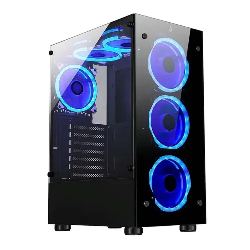 Gabinete Gamer Rise Mode Glass 06X, Sem fans,