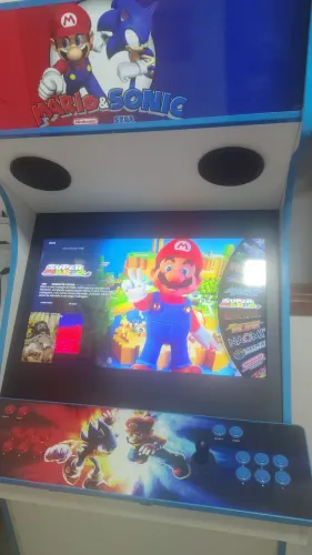 FLIPERAMA SUPER EQUIPADO TV 32" pra vender RÁPIDO 