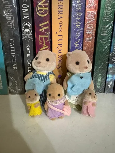 Sylvanian families familia das lontras 
