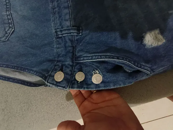 Macacão masculino jeans estiloso e calça jeans