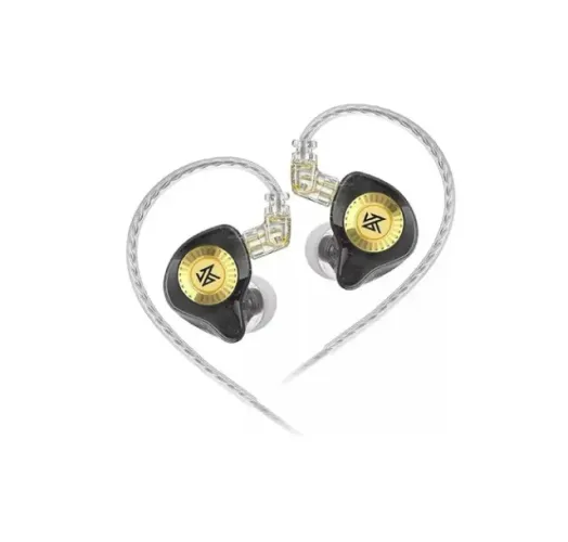 Fone In Ear Kz Edx Pro Black Sem Microfone Retorno Palco Profissional Original
