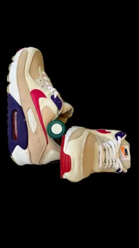 nike air max 90 air sprung sesame masculino 43,5 (11,5)