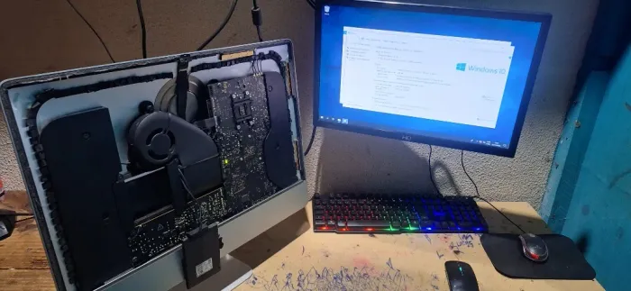 ? **iMac A1418 Funcionando** sem tela