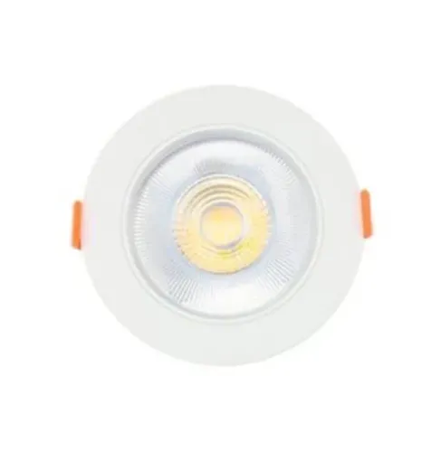 Luminária Led Ecospot 5W Redonda MR16 - 3.000K Branca Morna Bivolt Elgin