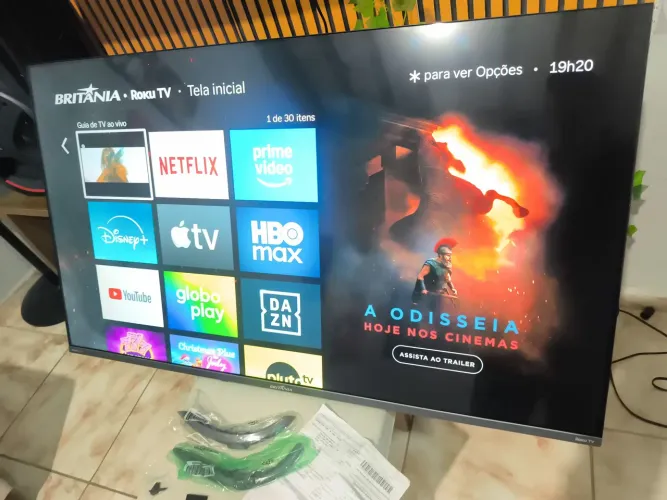 SMART TV 50 ULTRA 4K ROKU. LINDA NOTA FISCAL E GARANTIA