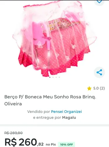 Berço para boneca (Osasco)