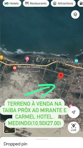 Terreno prox Carmel Taíba 