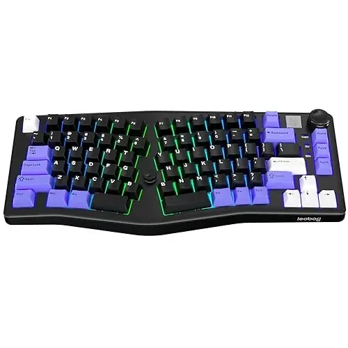 Teclado Mecânico Leobog ergonômico A75 Alice