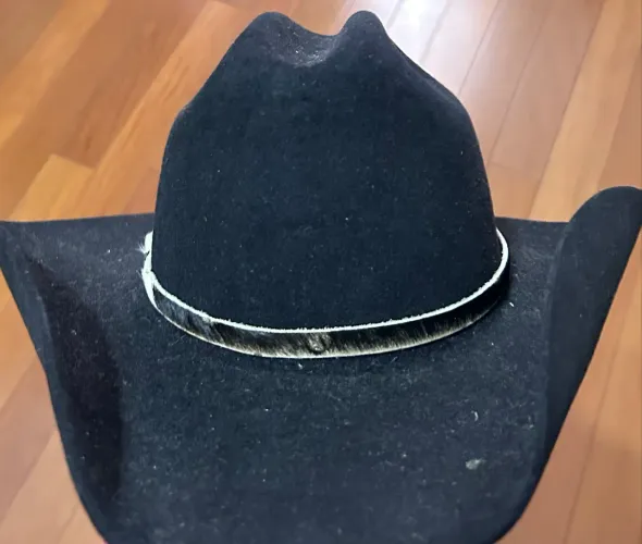 Chapéu Country Cury 10X Beaver Quality Preto - Semiusado Perfeito Estado