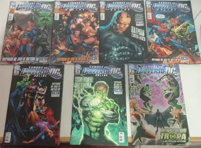 HQ Lendas do Universo DC Online (DC Comics) - Nº 1 até Nº 7 (Panini Comics 2011 - 2012)