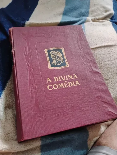 Livro raro Divina Comédia anos 50