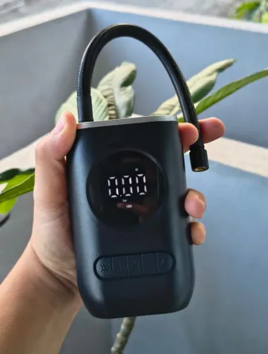 Compressor de Ar Portátil Digital Sem Fio Calibrador de Pneus Carro Moto