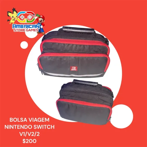 Bolsa Nintendo switch (grande) + BRINDES