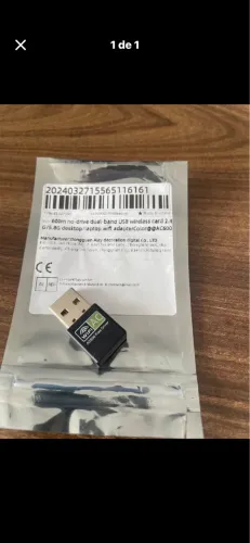ADAPTADOR WIFI 5G , MODERNO E PRATICO