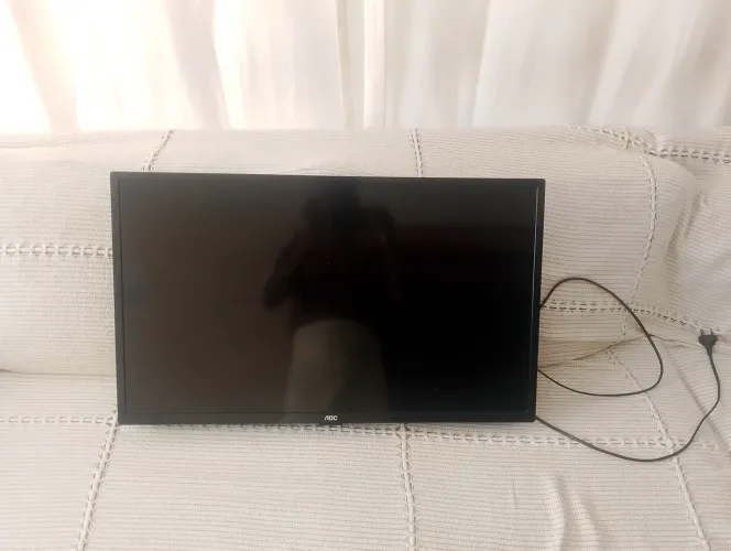 Smart tv AOC 32 polegadas melhor preço tudo funcionando perfeitamente testo na hora 