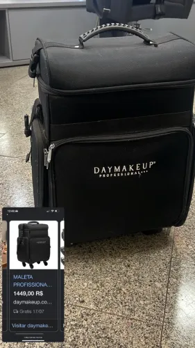 Maleta de maquiagem profissional Daymakeup
