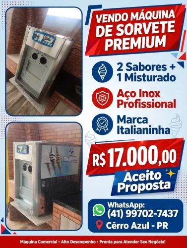 Máquina de sorvete