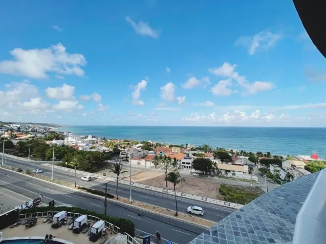 Alugo apartamento mobiliado em Ponta Negra com vista mar