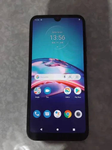 Moto E6i cinza - Tela e carcaça 
