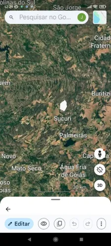 Área bruta o/ formar Goiás 336,77 Aqueires goianos r$ 15.000,00 por alq , boa p/ rese