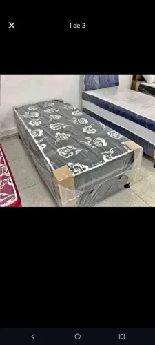 Cama box solteiro direto de fabrica com espuma de 5cm 