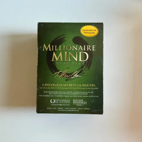 Box DVDS Millionaire Minds - A PSICOLOGIA SECRETA DA RIQUEZA