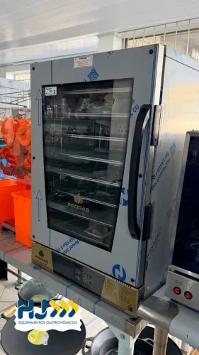 Bh Forno turbo p/8 assadeiras 35x35 Progás elétrico com vapor