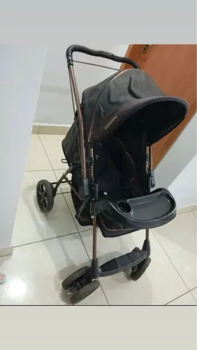 Carrinho Milano Revesível ll Galzerano - Preto Cobre