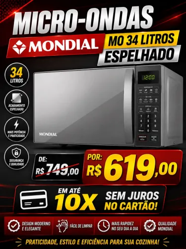 Microondas 34 L