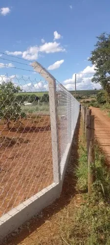 cerca de tela alambrado