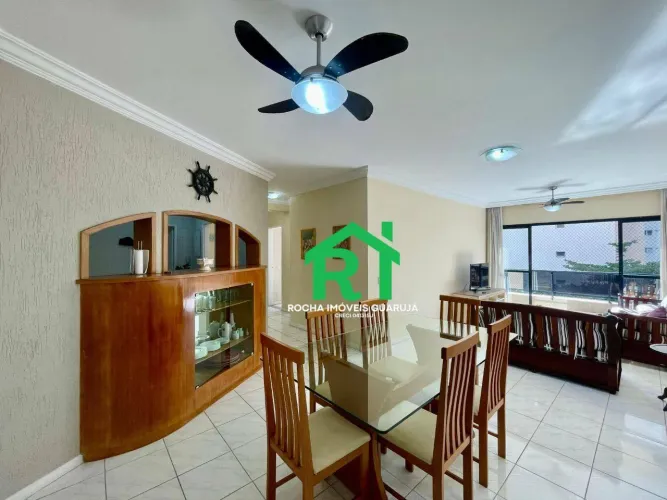 Apartamento com 3 quartos (3 suítes), 2 vagas e lazer à venda em Pitangueiras, Guarujá