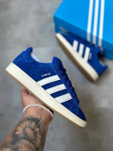 Adidas Campus 00s Premium Solado Emborrachado Masculino Cor: Azul - Disponível 38 AO 43