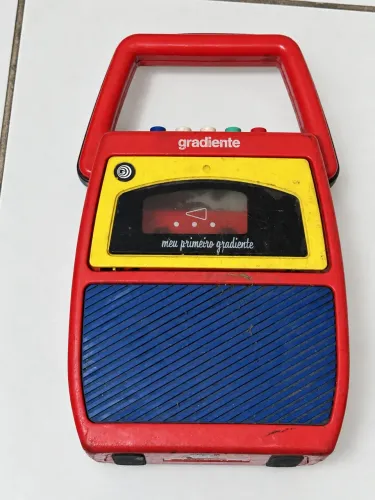 Toca fitas infantil gradiente antigo