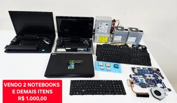 Notebook e Demais Itens