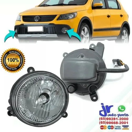 Par Farol de Milha Gol Rallye G5 09 a 13 Auxiliar Neblina