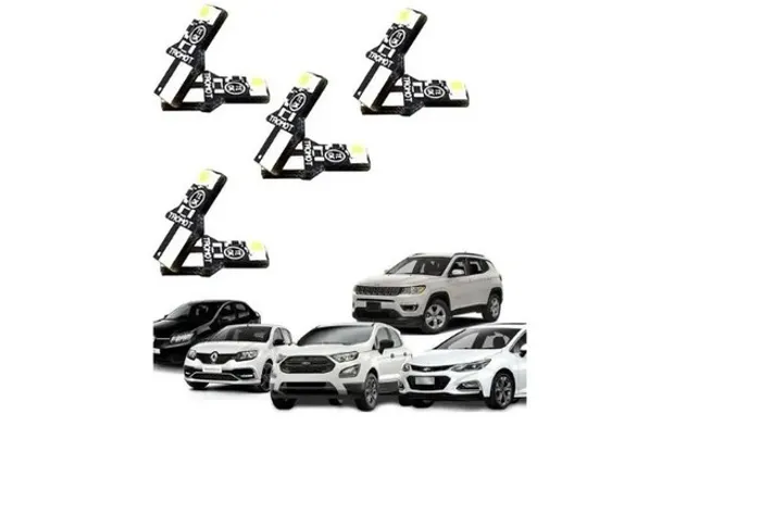 Kit Lampada LED Sandero Logan 2016 a 2019 Ecosport 2016 