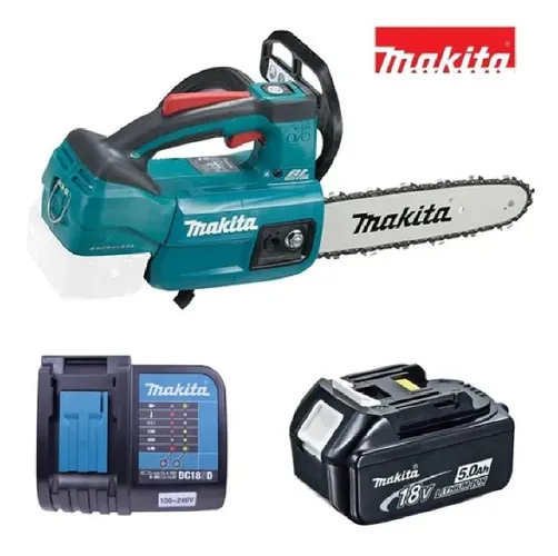 Motosserra Sem Fio Duc254z 18v 250mm Makita 5ah Carregador