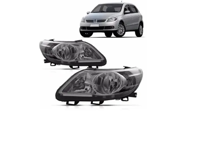 Par Farol Foco Duplo Gol Saveiro Voyage G5 2009 2010 a 2012