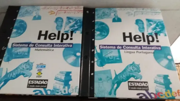2 Livros Help PortuguÊs e Matemática 