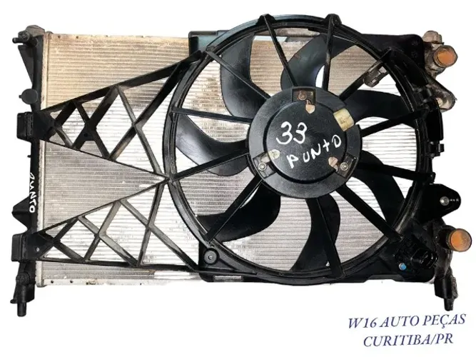Radiador Ventoinha Defletor Fiat Punto * N33